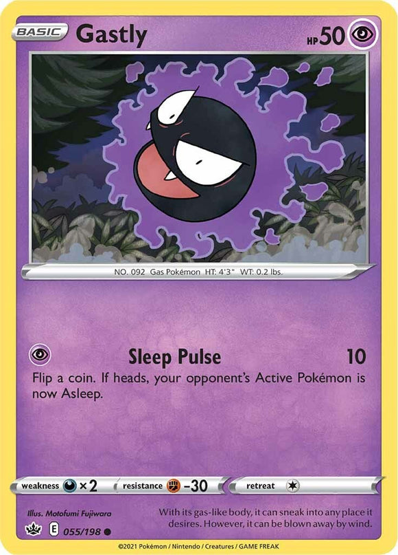 Gastly [055/198] [Chilling Reign] Reverse Holofoil