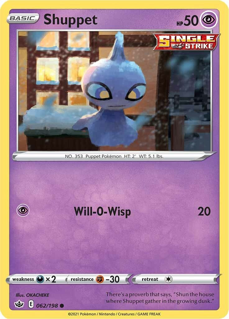 Shuppet [062/198] [Chilling Reign] Reverse Holofoil