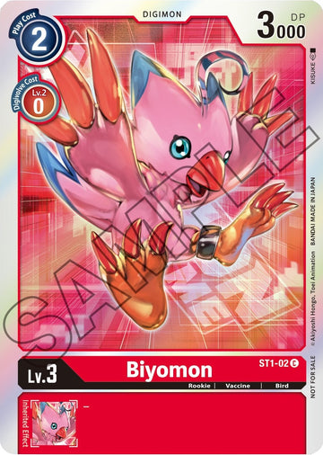Biyomon - ST1-02 (Event Pack 1) [ST1-02 C] [Starter Deck 01: Gaia Red] Foil