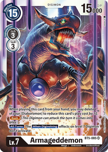 Armageddemon [BT5-085 SR] [Battle of Omni] Foil