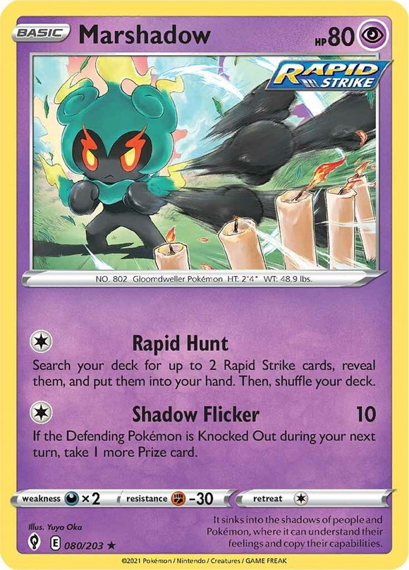 Marshadow [080/203] [Evolving Skies] Reverse Holofoil