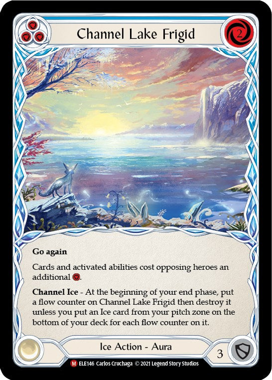 Channel Lake Frigid (Alternate Art) [ELE146] [Tales of Aria] Unlimited Edition Normal