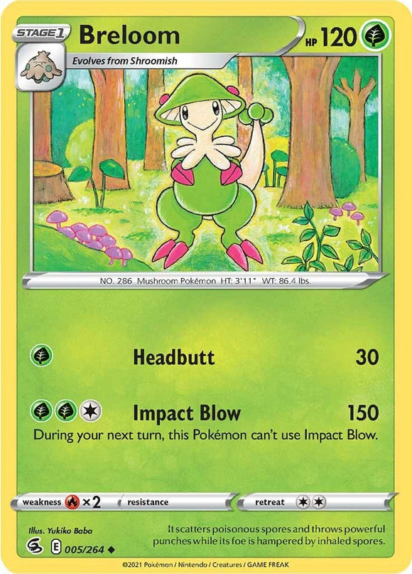 Breloom [005/264] [Fusion Strike] Reverse Holofoil