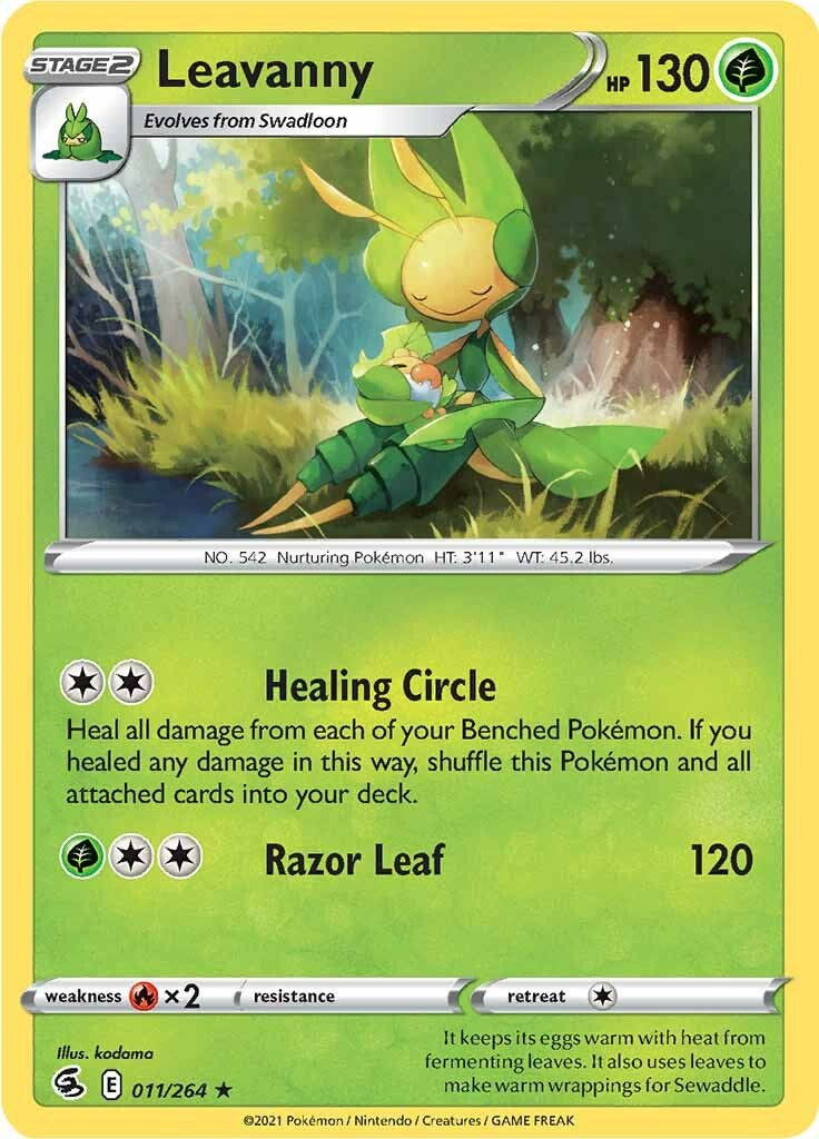 Leavanny [011/264] [Fusion Strike] Reverse Holofoil