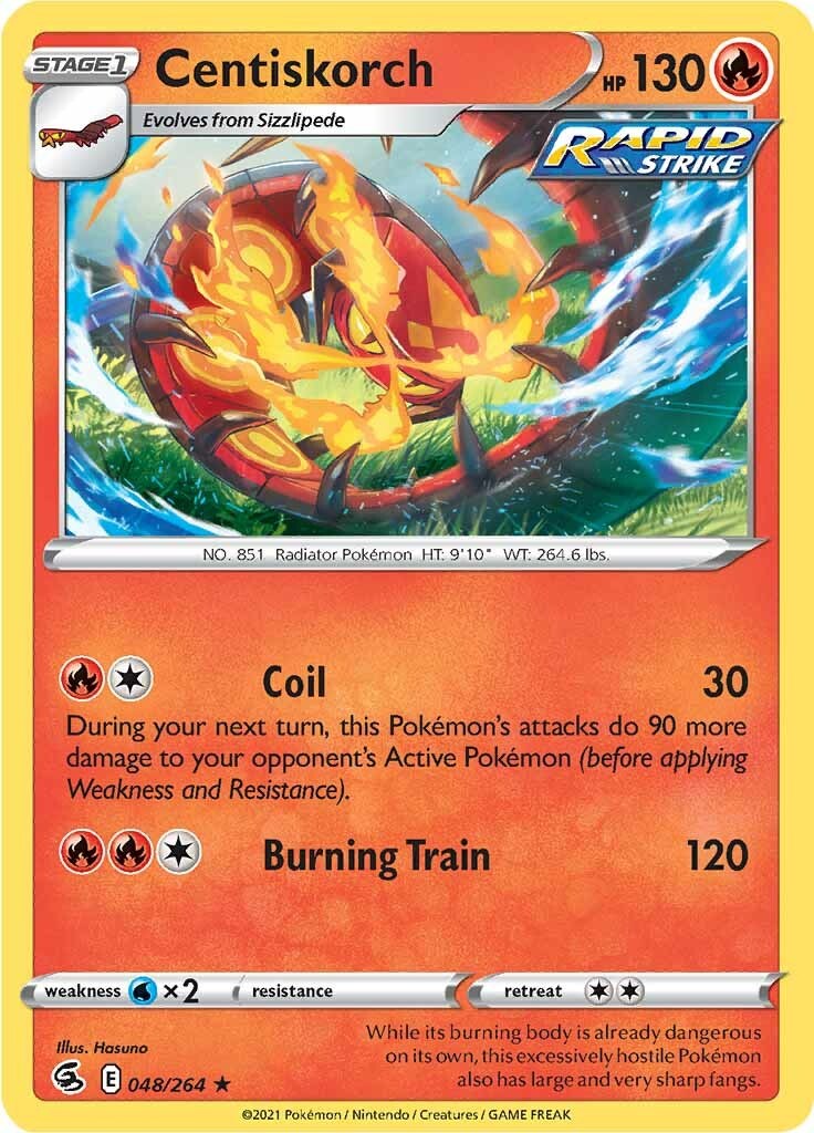 Centiskorch (48) [048/264] [Fusion Strike] Reverse Holofoil