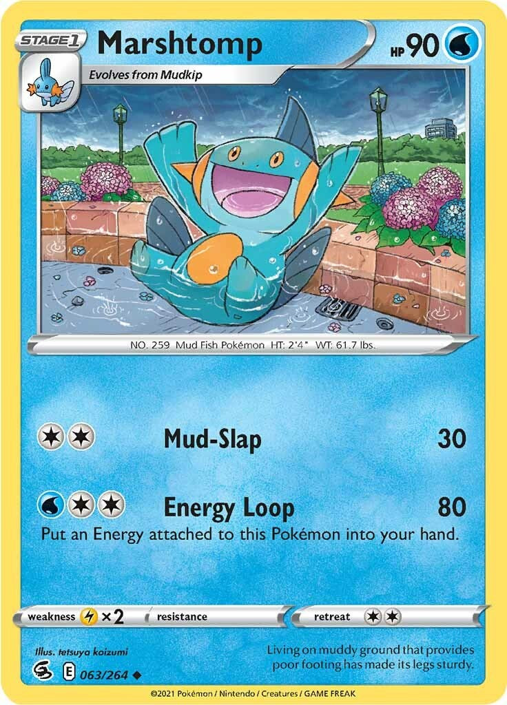 Marshtomp [063/264] [Fusion Strike] Reverse Holofoil