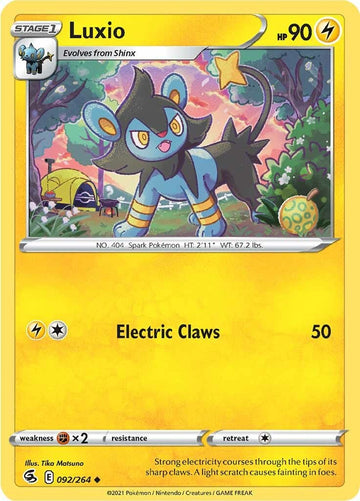 Luxio [092/264] [Fusion Strike] Reverse Holofoil