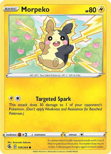 Morpeko (109) [109/264] [Fusion Strike] Reverse Holofoil