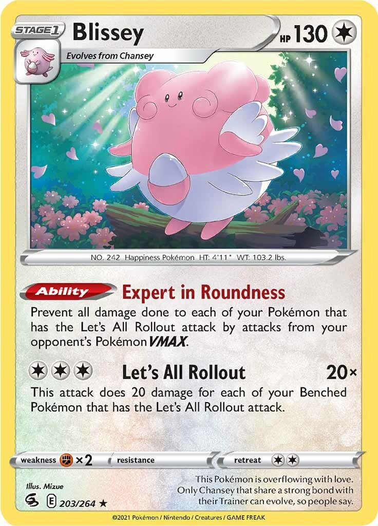 Blissey [203/264] [Fusion Strike] Reverse Holofoil