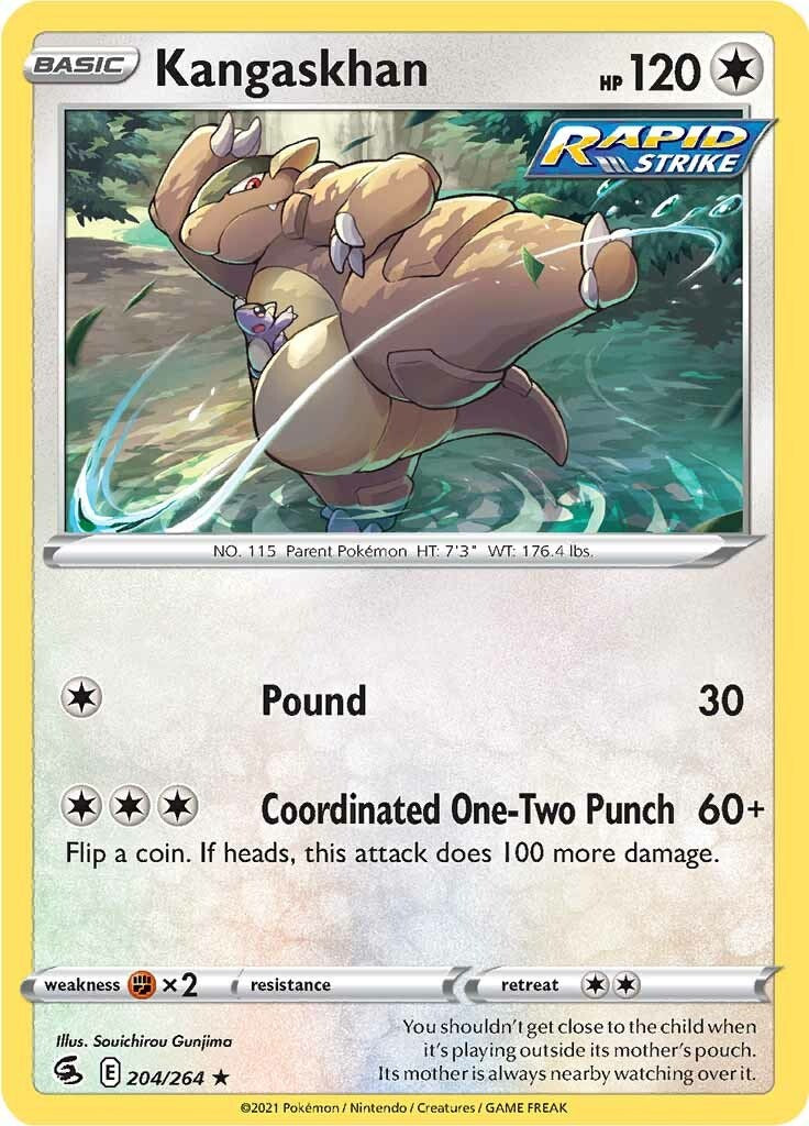 Kangaskhan [204/264] [Fusion Strike] Reverse Holofoil