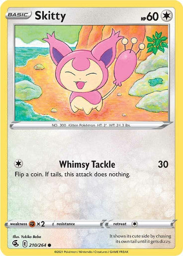Skitty [210/264] [Fusion Strike] Reverse Holofoil
