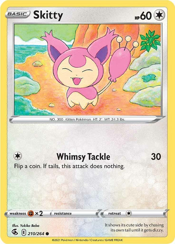 Skitty [210/264] [Fusion Strike] Reverse Holofoil