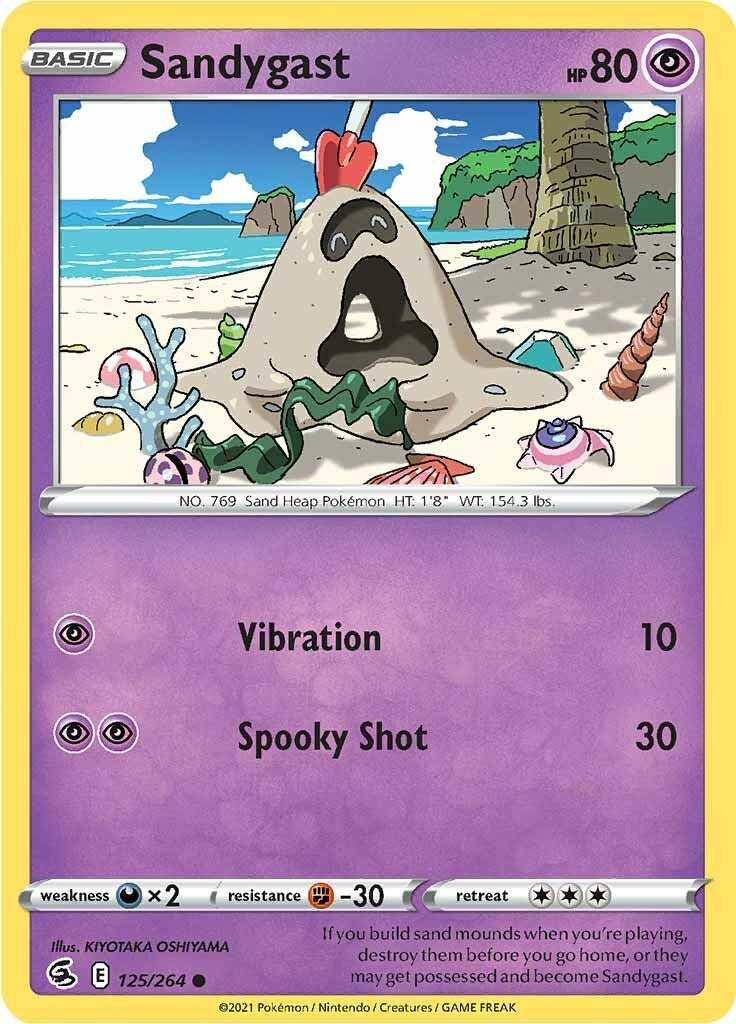 Sandygast [125/264] [Fusion Strike] Reverse Holofoil