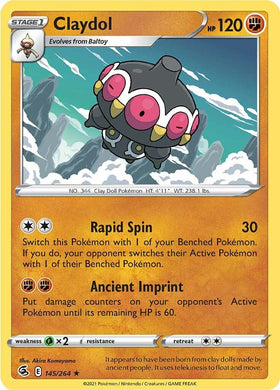Claydol [145/264] [Fusion Strike] Reverse Holofoil