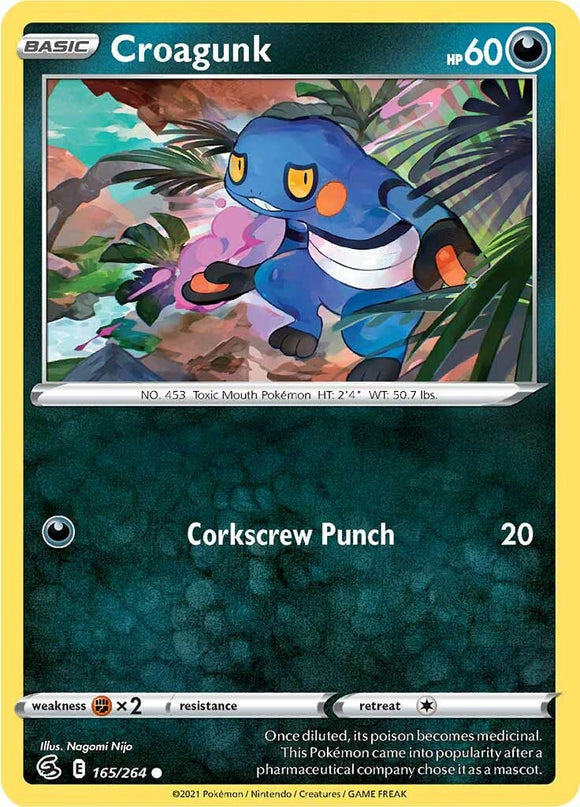 Croagunk [165/264] [Fusion Strike] Reverse Holofoil