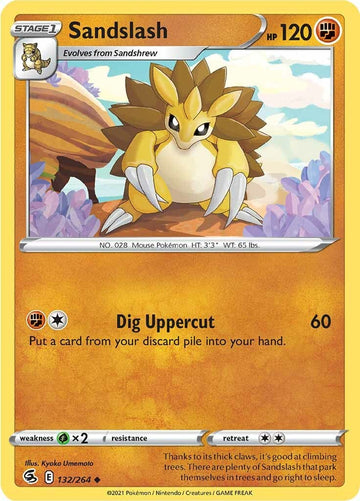 Sandslash [132/264] [Fusion Strike] Reverse Holofoil