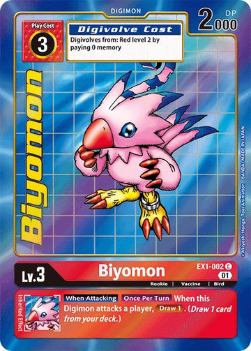 Biyomon (Alternate Art) [EX1-002 C] [Classic Collection] Foil
