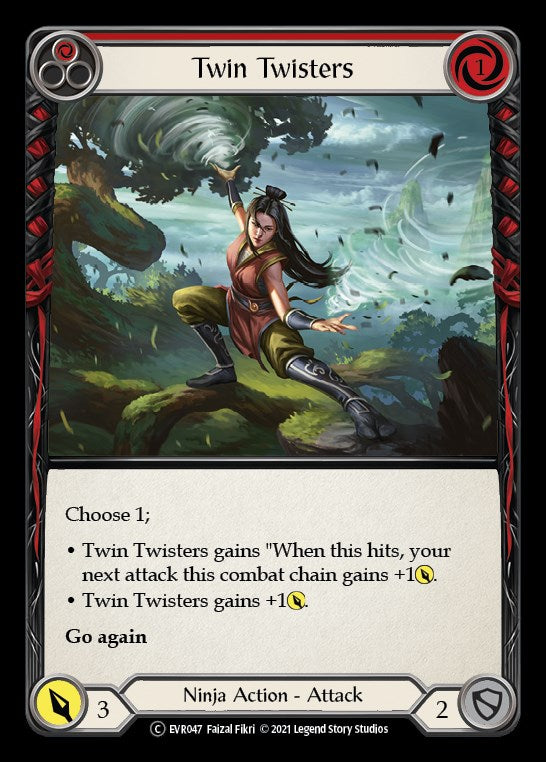 Twin Twisters (Red) [EVR047] [Everfest] 1st Edition Normal