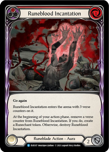 Runeblood Incantation (Red) [EVR107] [Everfest] 1st Edition Normal