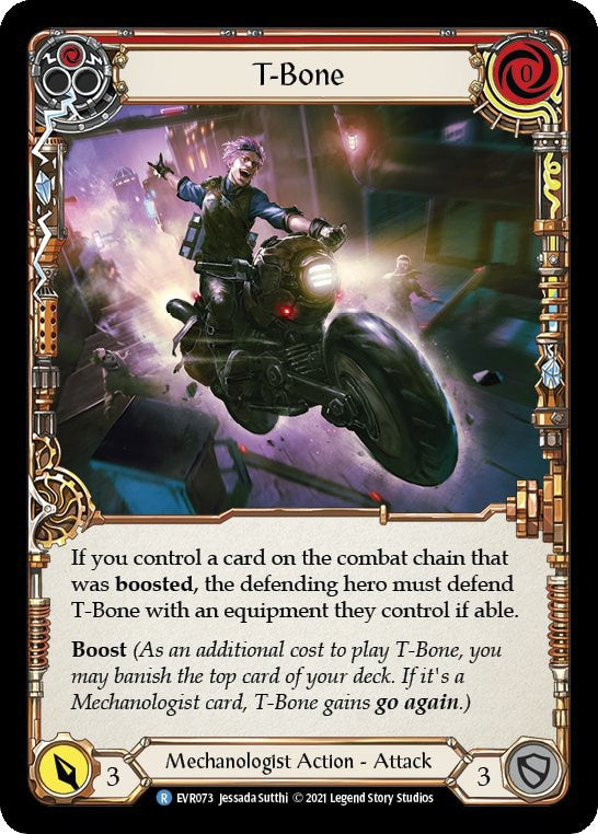 T-Bone (Red) [EVR073] [Everfest] 1st Edition Rainbow Foil