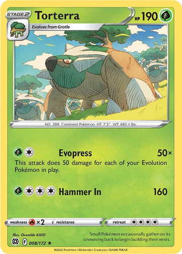 Torterra [008/172] [Brilliant Stars] Holofoil