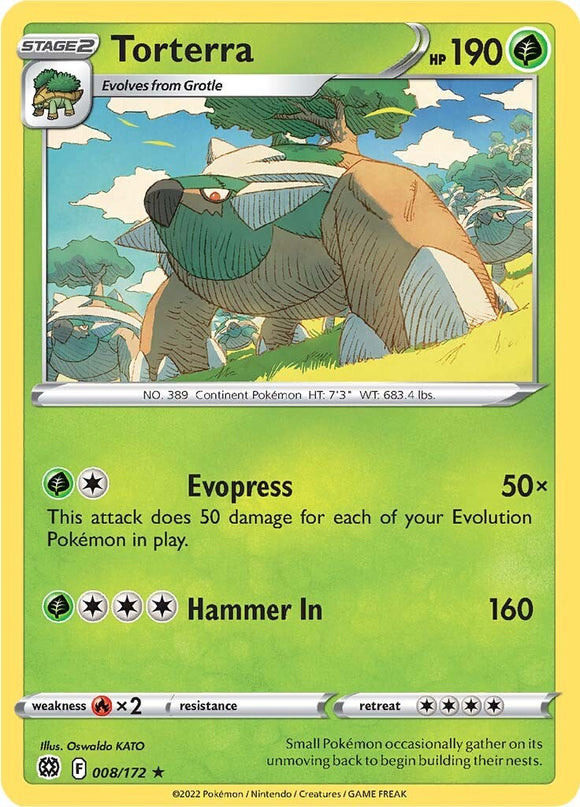Torterra [008/172] [Brilliant Stars] Holofoil