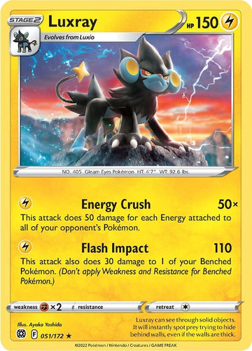 Luxray [051/172] [Brilliant Stars] Reverse Holofoil