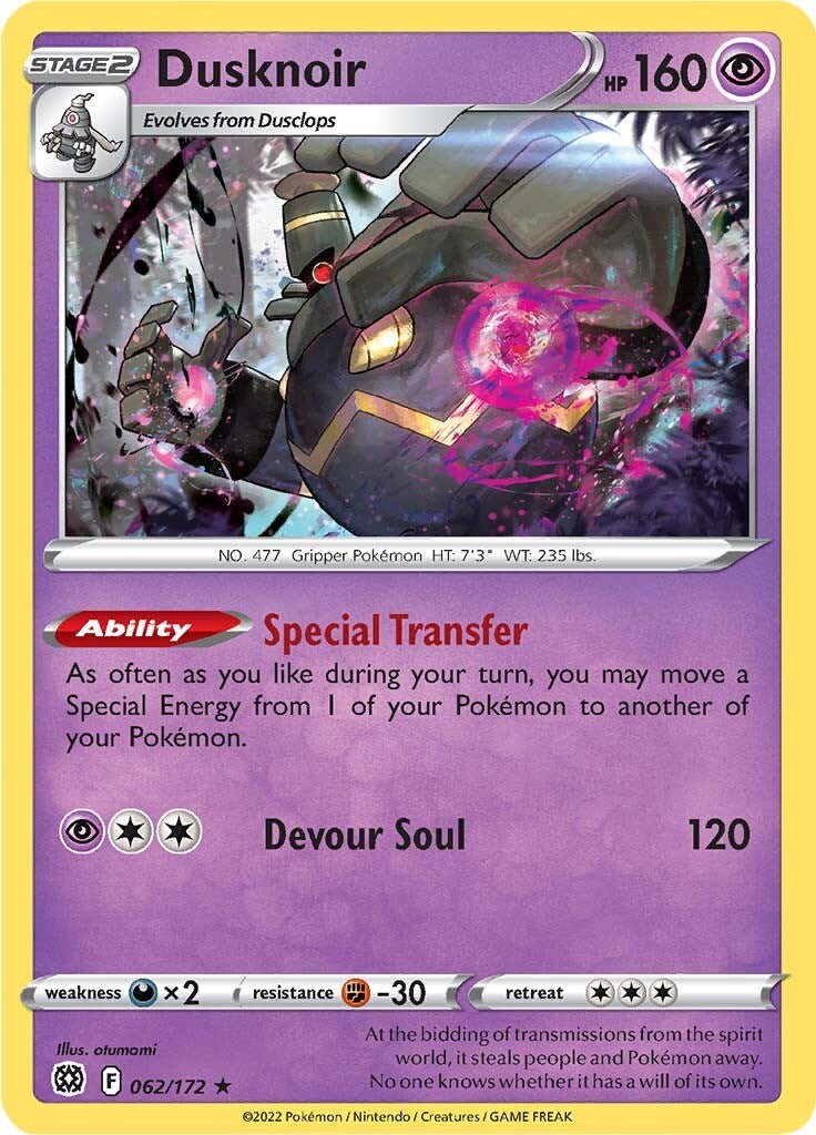 Dusknoir [062/172] [Brilliant Stars] Reverse Holofoil