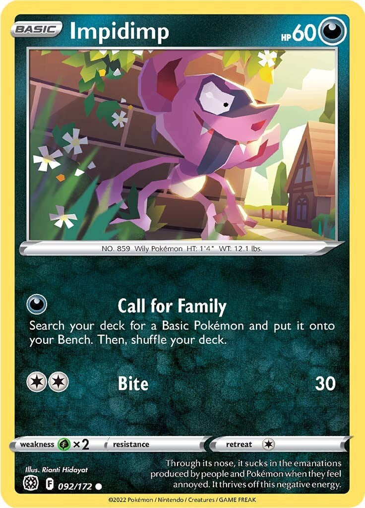 Impidimp [092/172] [Brilliant Stars] Reverse Holofoil