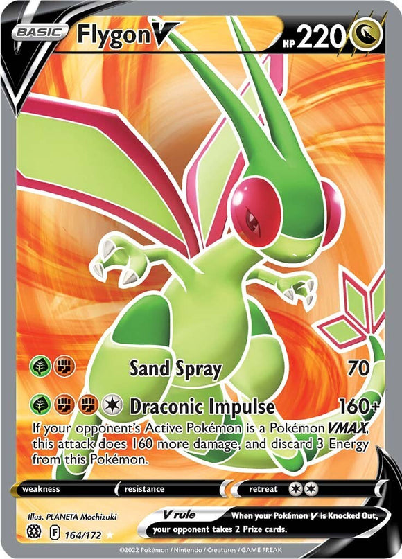 Flygon V (Full Art) [164/172] [Brilliant Stars] Holofoil