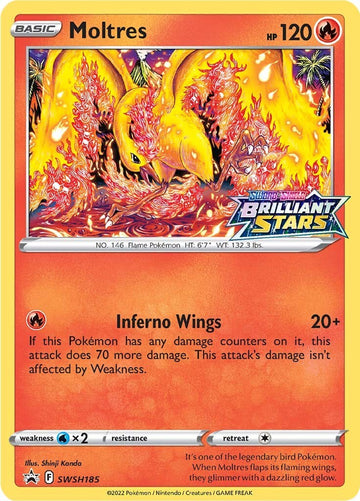 Moltres [SWSH185] [Sword & Shield Promo Cards] Holofoil