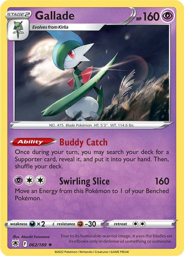Gallade [062/189] [Astral Radiance] Reverse Holofoil