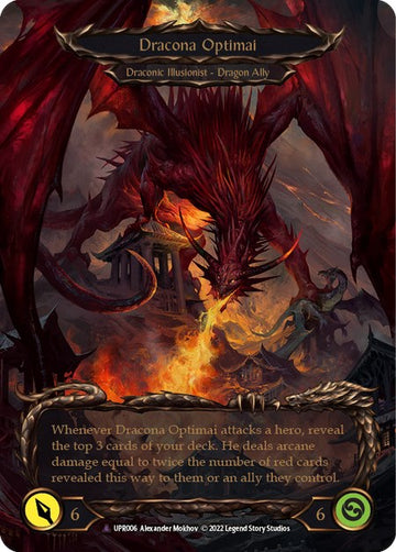Invoke Dracona Optimai // Dracona Optimai (Marvel) [UPR006] [Uprising] Cold Foil