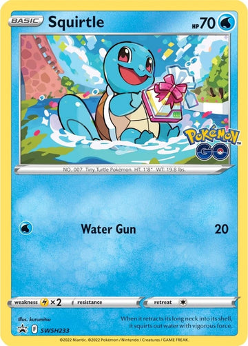 Squirtle [SWSH233] [Sword & Shield Promo Cards] Holofoil
