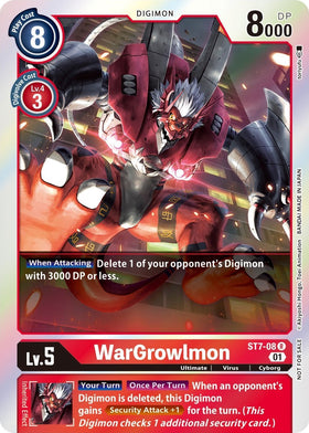 WarGrowlmon (Gen Con 2022) [ST7-08 R] [Starter Deck 07: Gallantmon] Foil