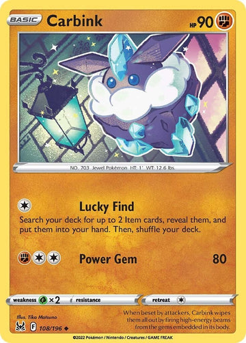 Carbink [108/196] [Lost Origin] Reverse Holofoil
