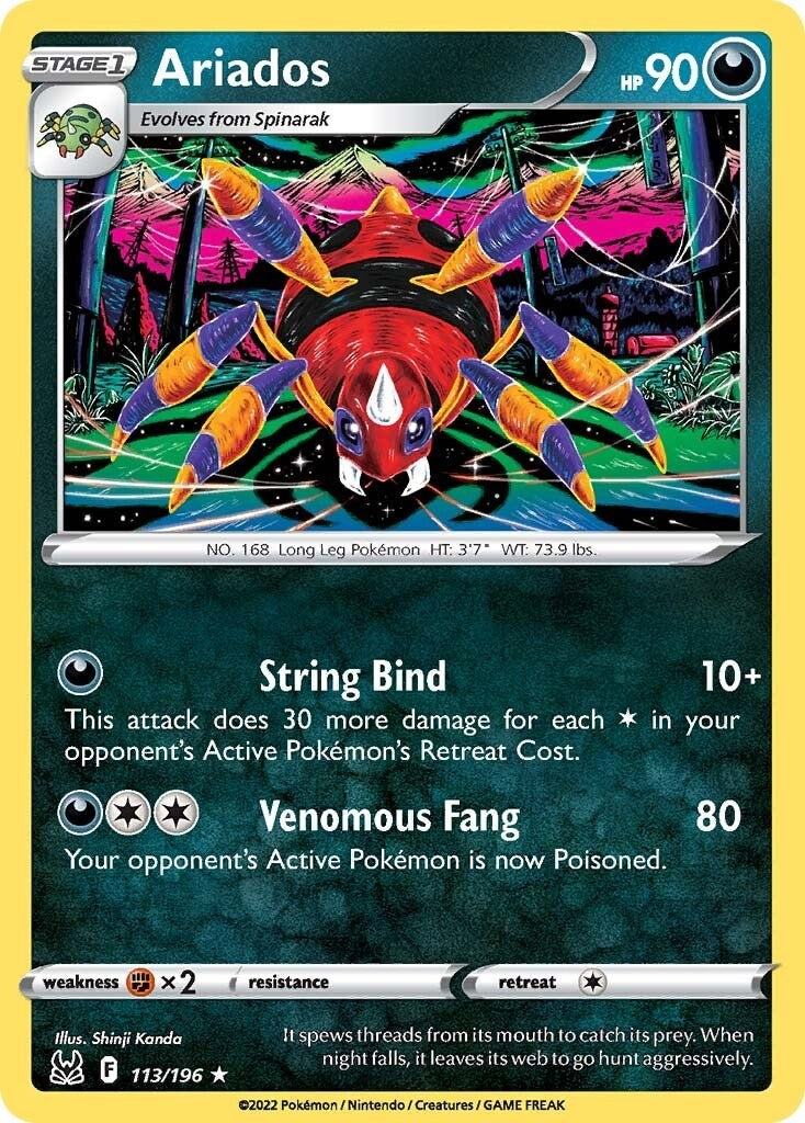 Ariados [113/196] [Lost Origin] Reverse Holofoil