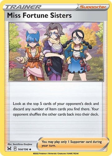 Miss Fortune Sisters [164/196] [Lost Origin] Reverse Holofoil
