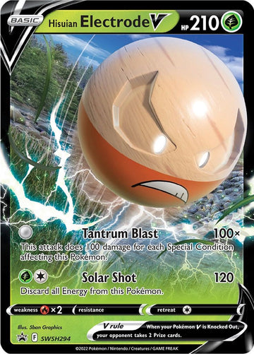 Hisuian Electrode V [SWSH294] [Sword & Shield Promo Cards] Holofoil