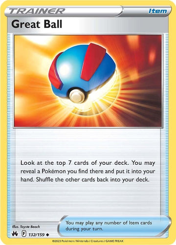 Great Ball [132/159] [Crown Zenith] Reverse Holofoil