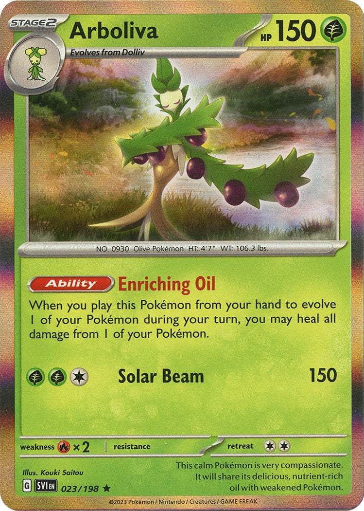 Arboliva [023/198] [Scarlet & Violet Base Set] Reverse Holofoil