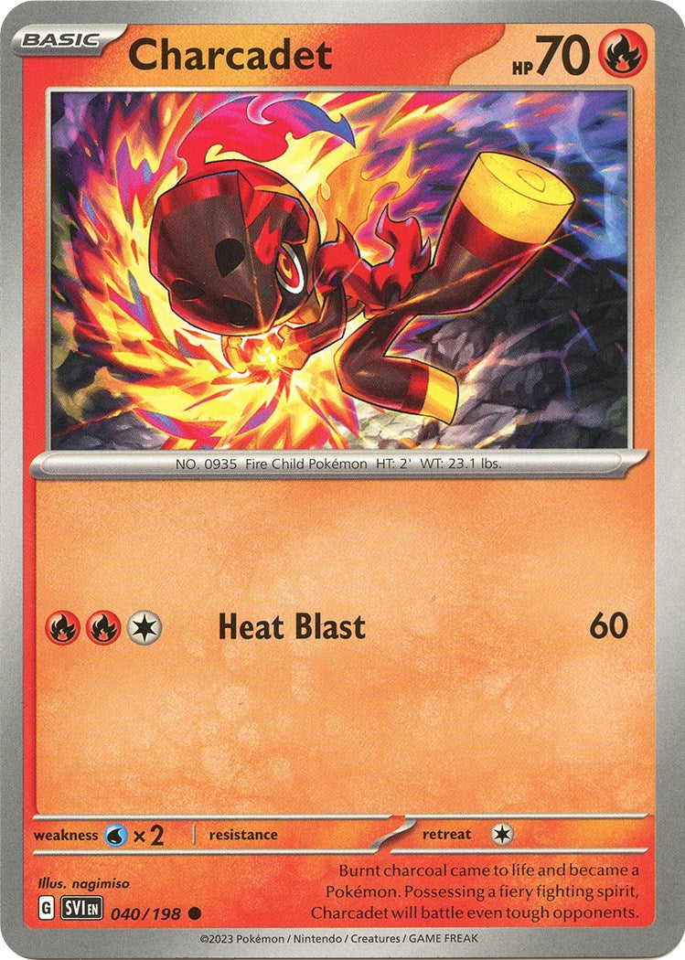 Charcadet - 040/198 [040/198] [Scarlet & Violet Base Set] Reverse Holofoil