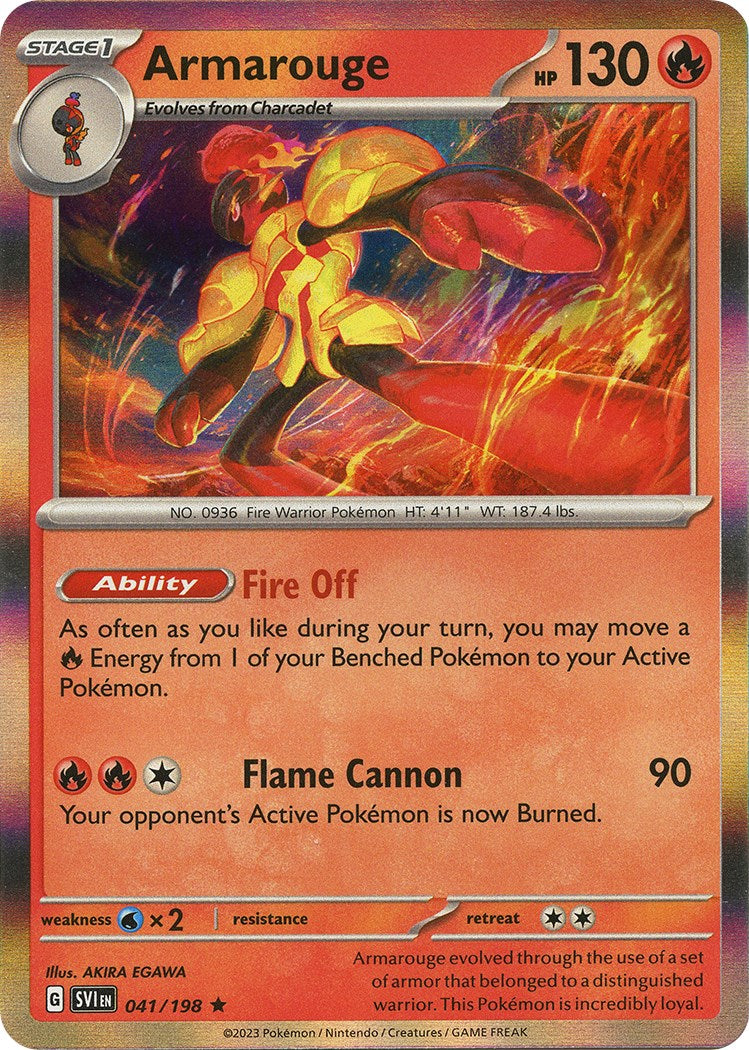 Armarouge - 041/198 [041/198] [Scarlet & Violet Base Set] Reverse Holofoil