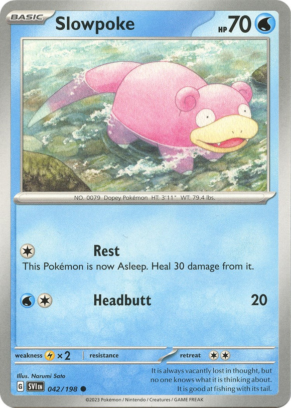 Slowpoke - 042/198 [42] - (SV01 Scarlet & Violet Base Set)