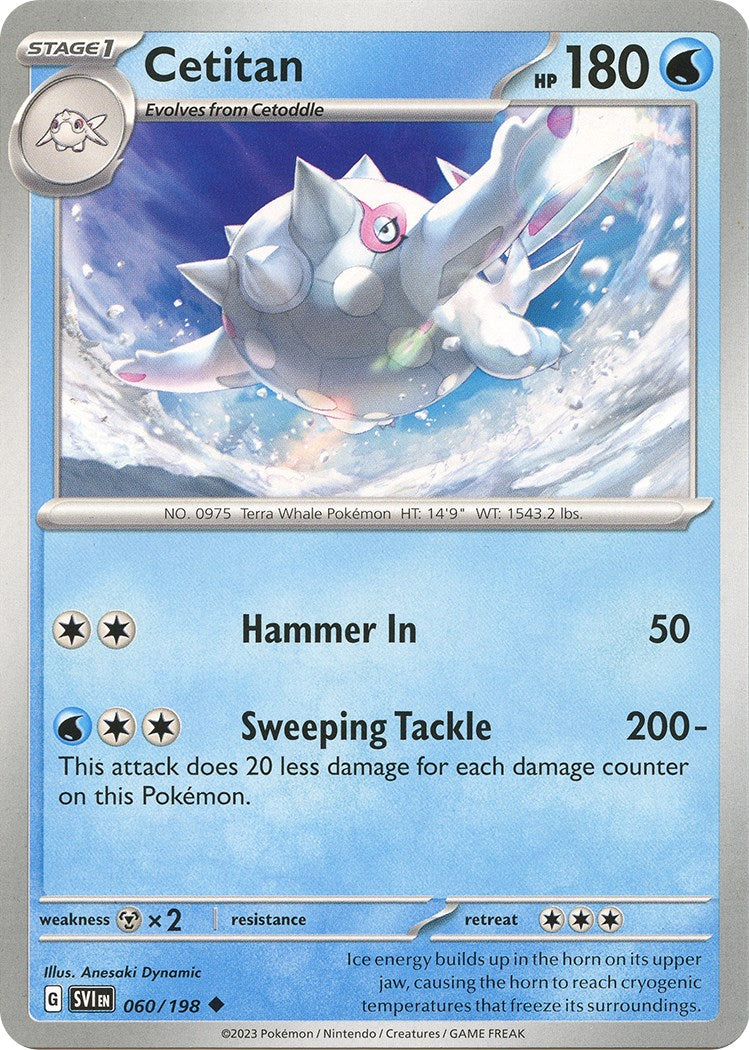 Cetitan [060/198] [Scarlet & Violet Base Set] Reverse Holofoil
