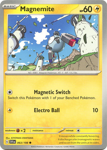 Magnemite [063/198] [Scarlet & Violet Base Set] Reverse Holofoil