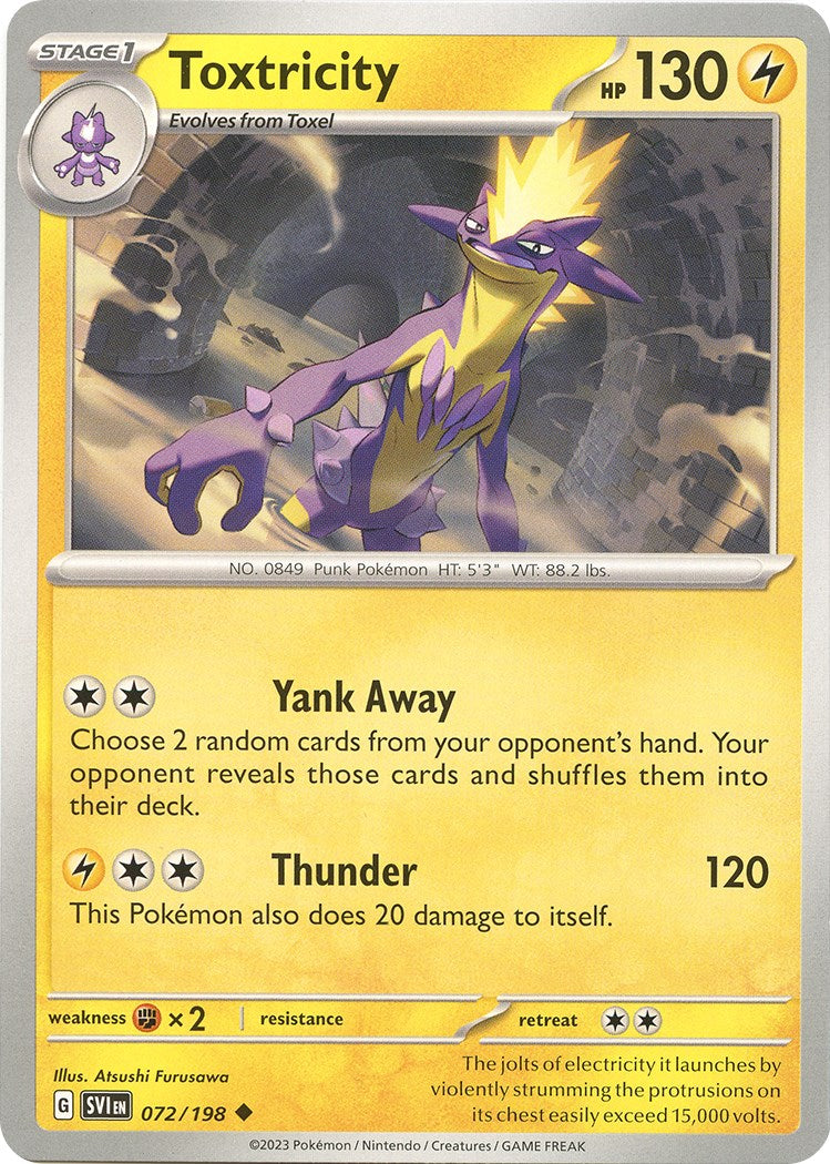 Toxtricity [072/198] [Scarlet & Violet Base Set] Reverse Holofoil