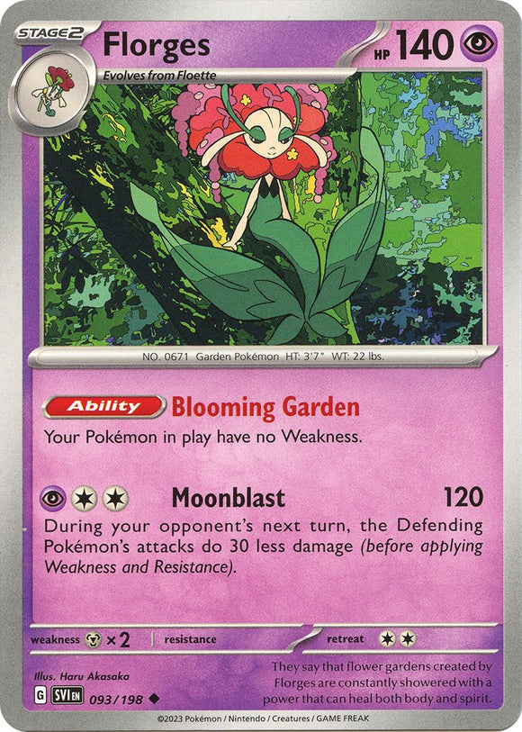 Florges [093/198] [Scarlet & Violet Base Set] Reverse Holofoil