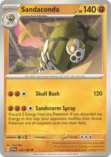 Sandaconda [120/198] [Scarlet & Violet Base Set] Reverse Holofoil