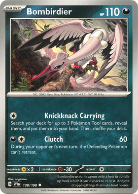 Bombirdier - 138/198 [138/198] [Scarlet & Violet Base Set] Reverse Holofoil